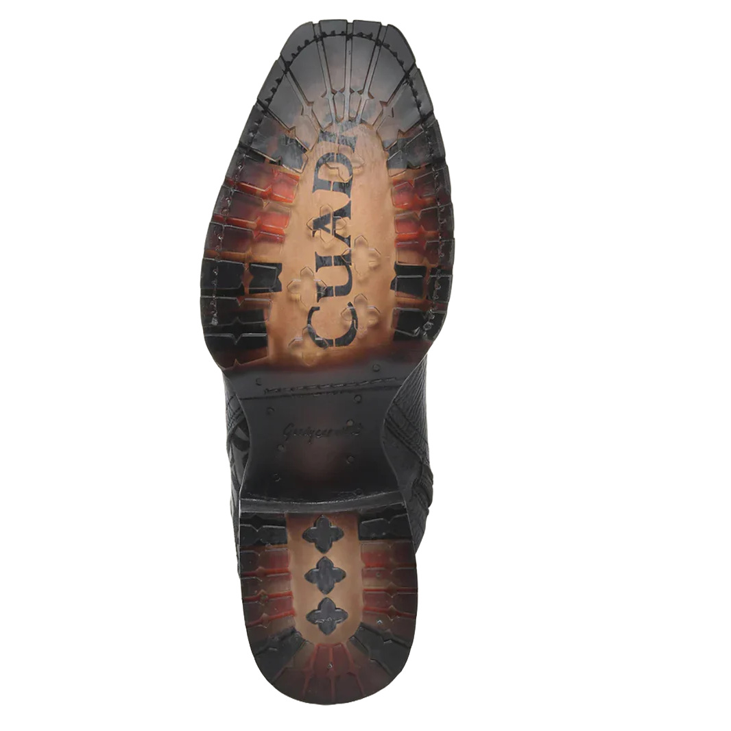 Cuadra Men Urban Engraved Bovine Cowhide Boot 1J3NRS Brown