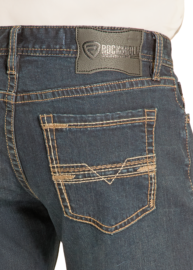 Rock &amp; Roll MN Revolver Slim Straight Jeans BM1RD09122