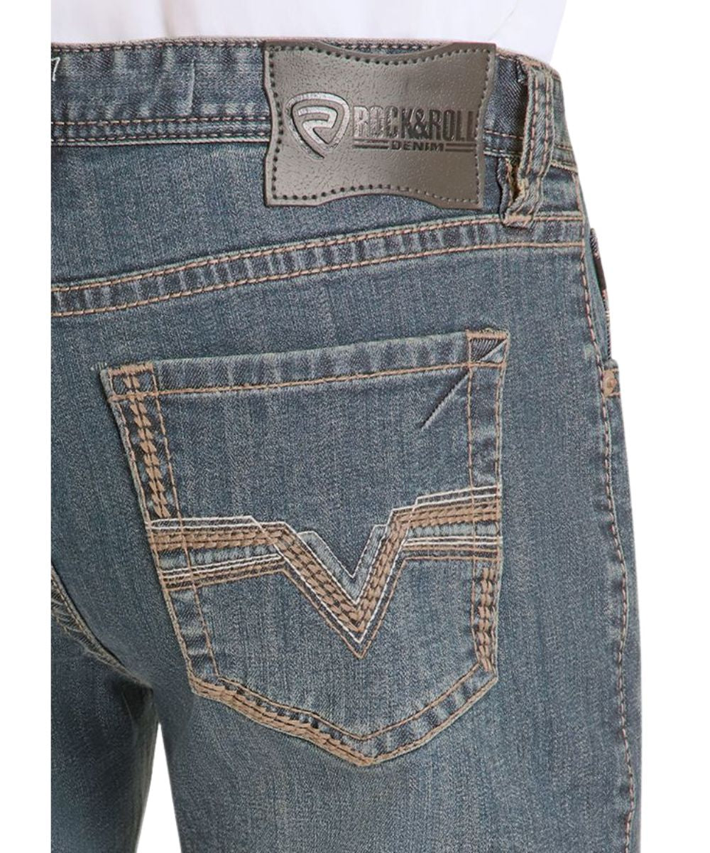 Rock &amp; Roll MN Feather Stitch Revolver Jeans BM1RD09125
