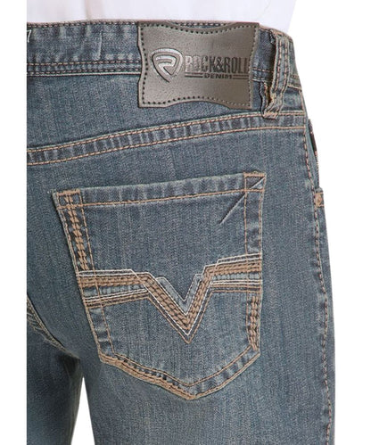 Rock &amp; Roll MN Feather Stitch Revolver Jeans BM1RD09125