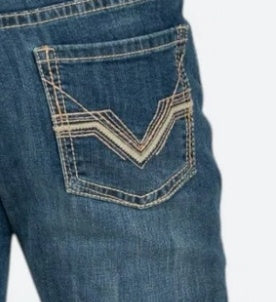 Rock &amp; Roll Men Revolver Denim Jeans BM1RD08022