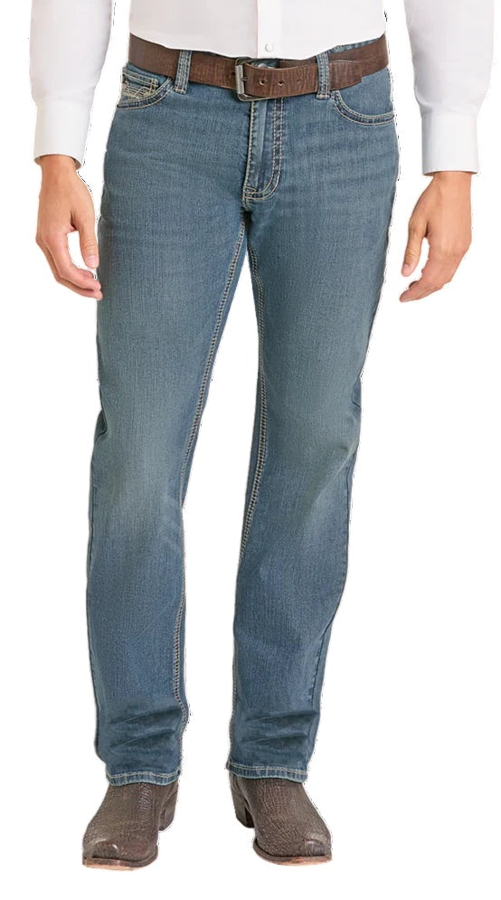 Rock &amp; Roll Men Relaxed Ladder Stitch Jeans BMTBD07351