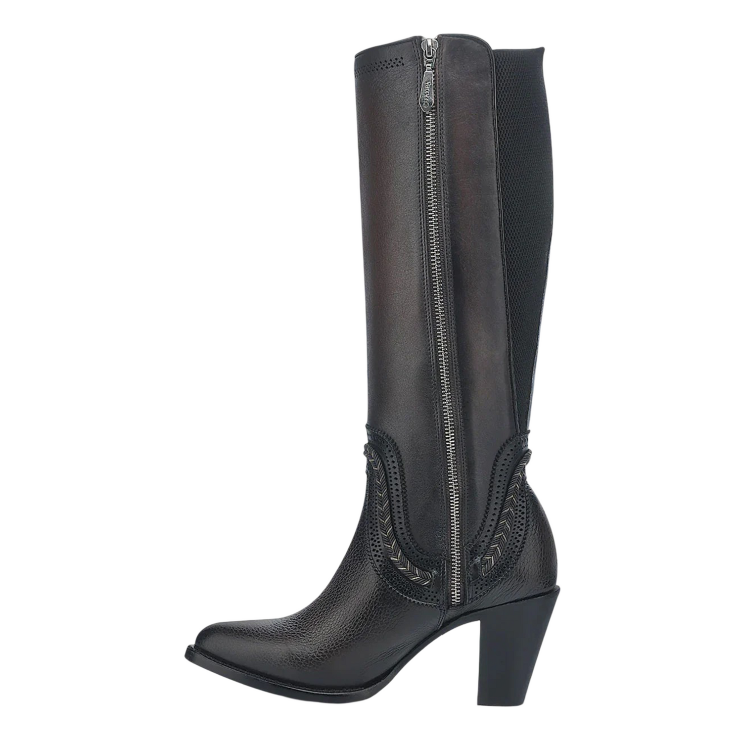 Cuadra WMN Tall Elegant Bovine Round Toe Cowhide Boot 3F0RRS Brown