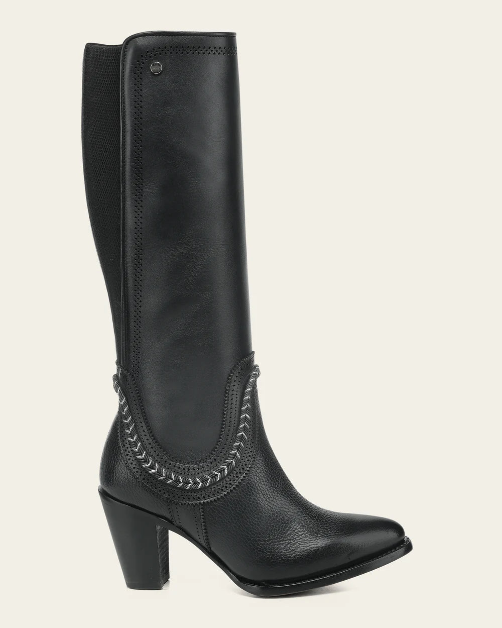 Cuadra Women Cowhide Knee-High Boot 3F0RRS Black