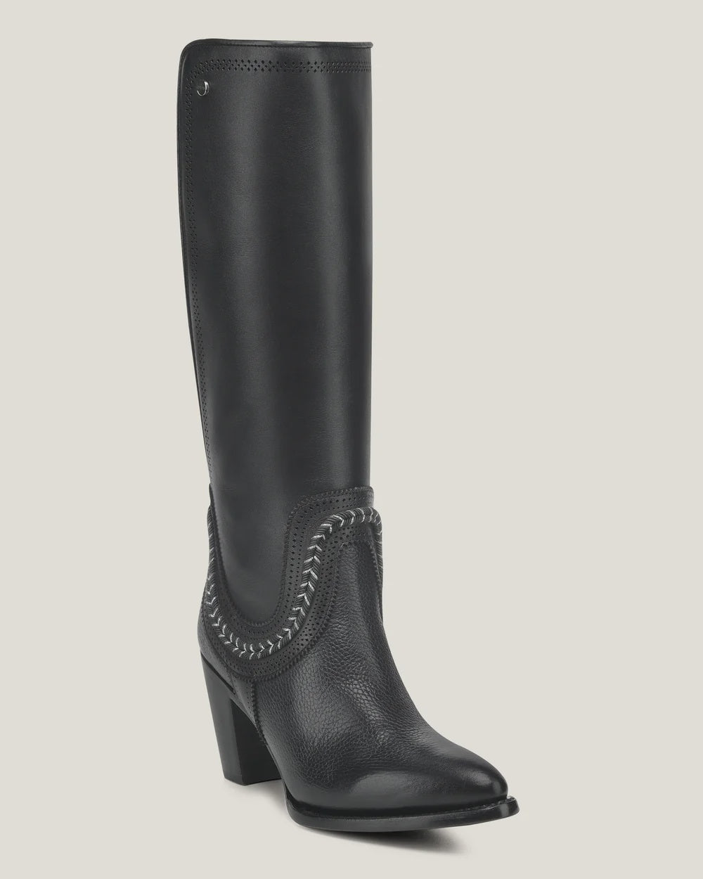 Cuadra Women Cowhide Knee-High Boot 3F0RRS Black