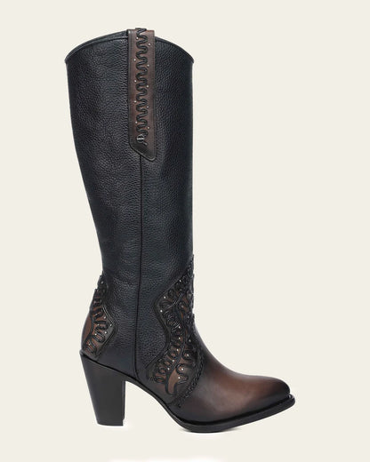 Cuadra Women Cowhide Knee-High Boot 3F1CRS Chocolate