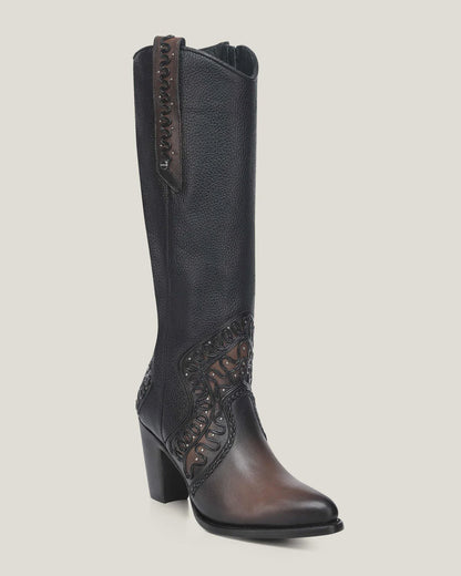 Cuadra Women Cowhide Knee-High Boot 3F1CRS Chocolate