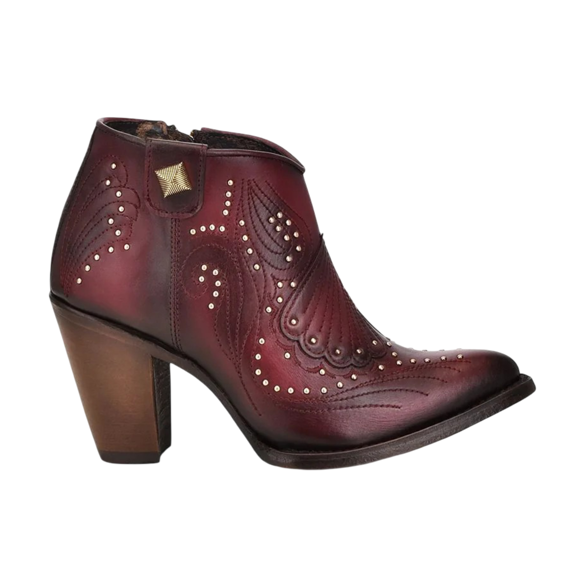 Cuadra WMN Leather Short Boot 3F58RS Azteca Rojo