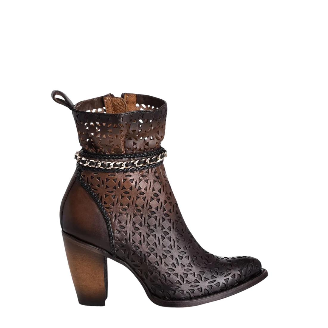 Cuadra WMN Leather Short Boot 3F73RS Chocolate
