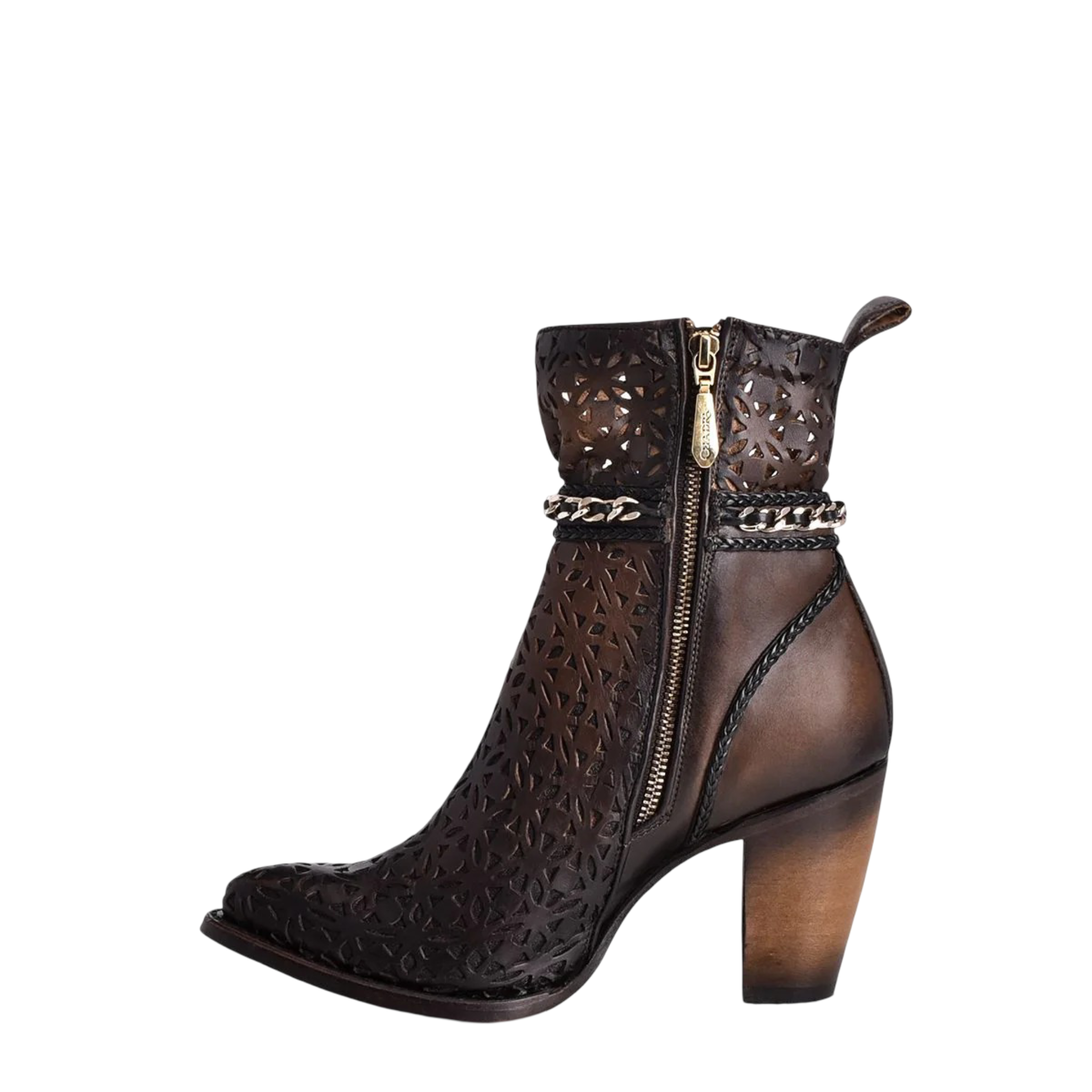 Cuadra WMN Leather Short Boot 3F73RS Chocolate