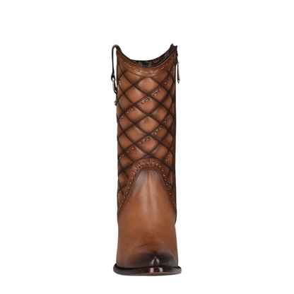 Cuadra Women Leather Short Boot 3F79RS Toledo Café