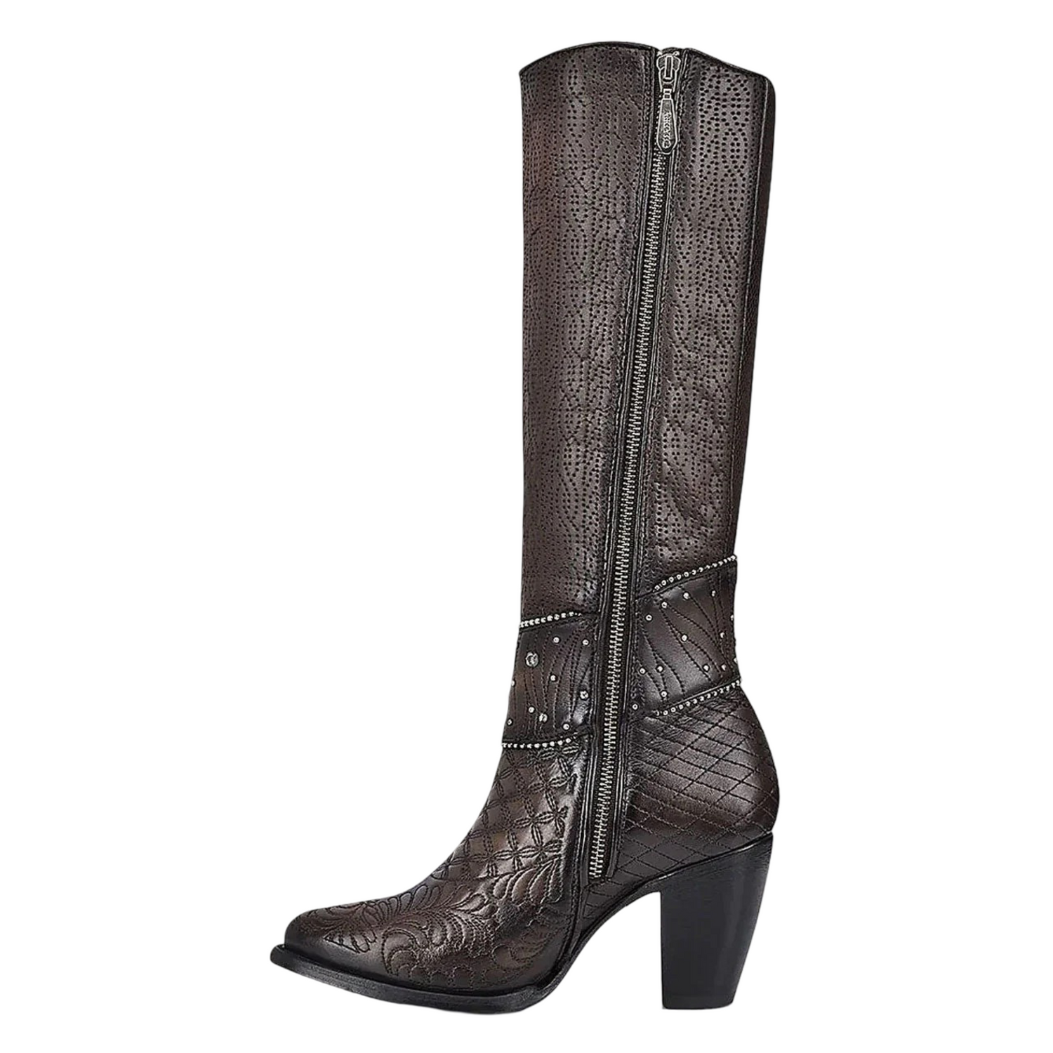 Cuadra WMN Crystal Knee-High Boot 3F80RS Black
