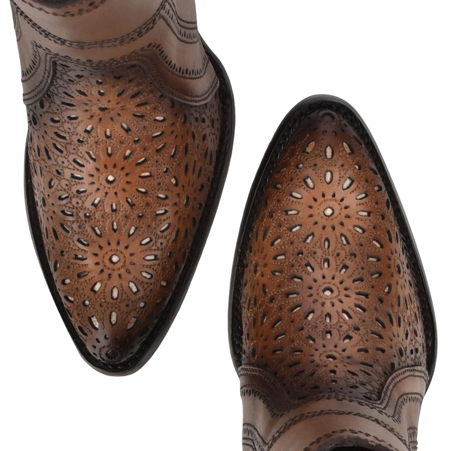 Cuadra Women Leather Short Boot 3F94RS Crust Maple