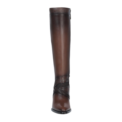 Cuadra Women Cowhide Knee-High Boot 3F99RS Crust Honey