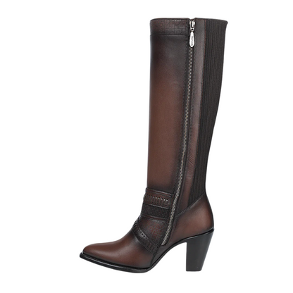 Cuadra Women Cowhide Knee-High Boot 3F99RS Crust Honey