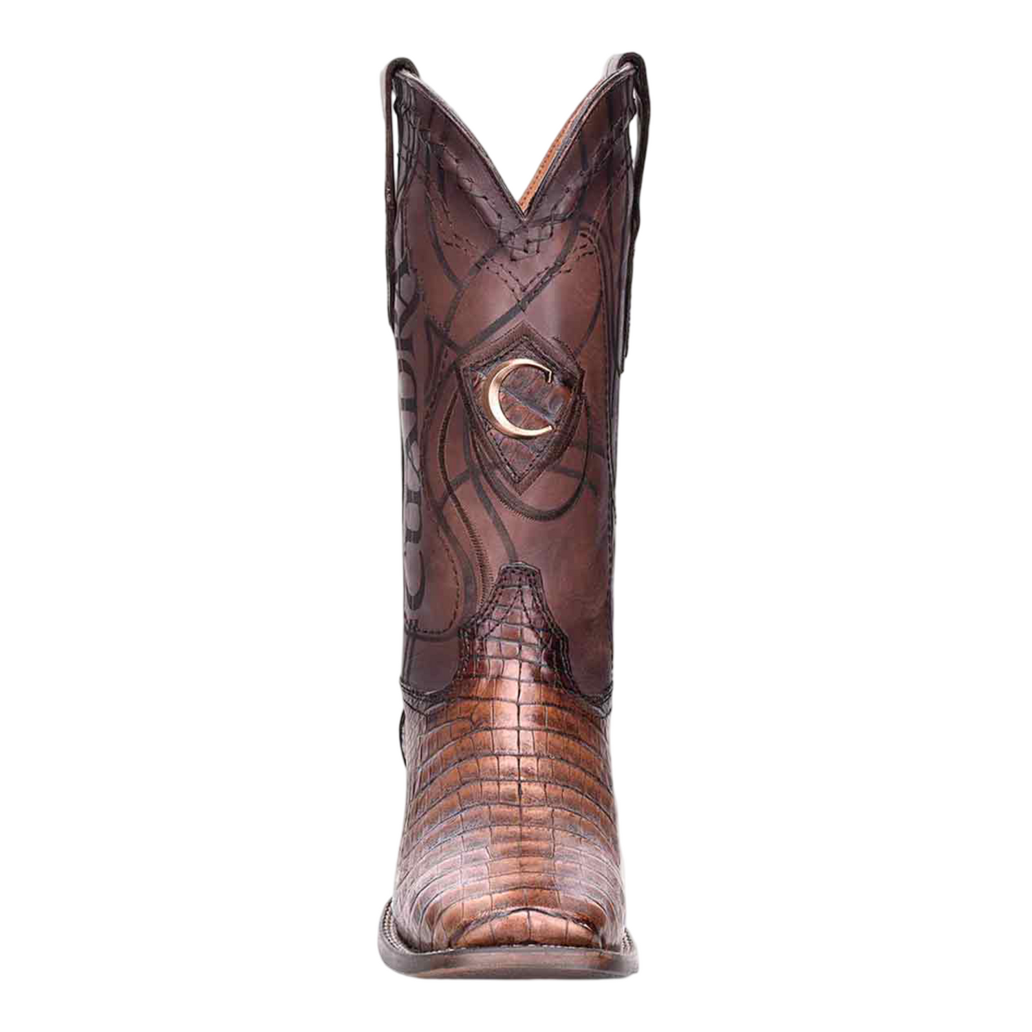 Cuadra MN Caiman Belly Square Boot 3Z1OFY Porto Maple