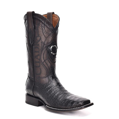 Cuadra MN Caiman Belly Square Toe Boot 3Z1OFY Black