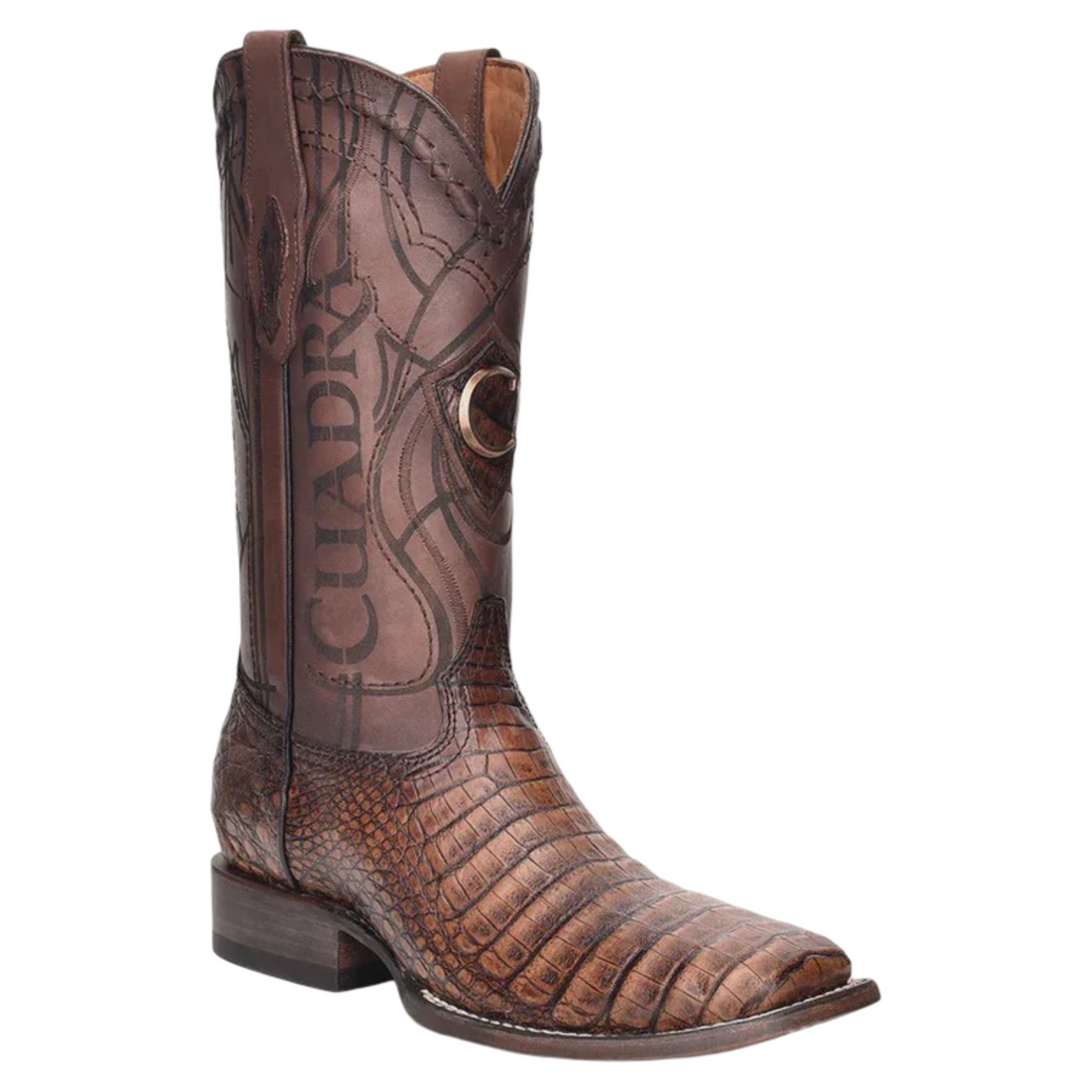 Cuadra MN Caiman Belly Square Boot 3Z1OFY Porto Maple