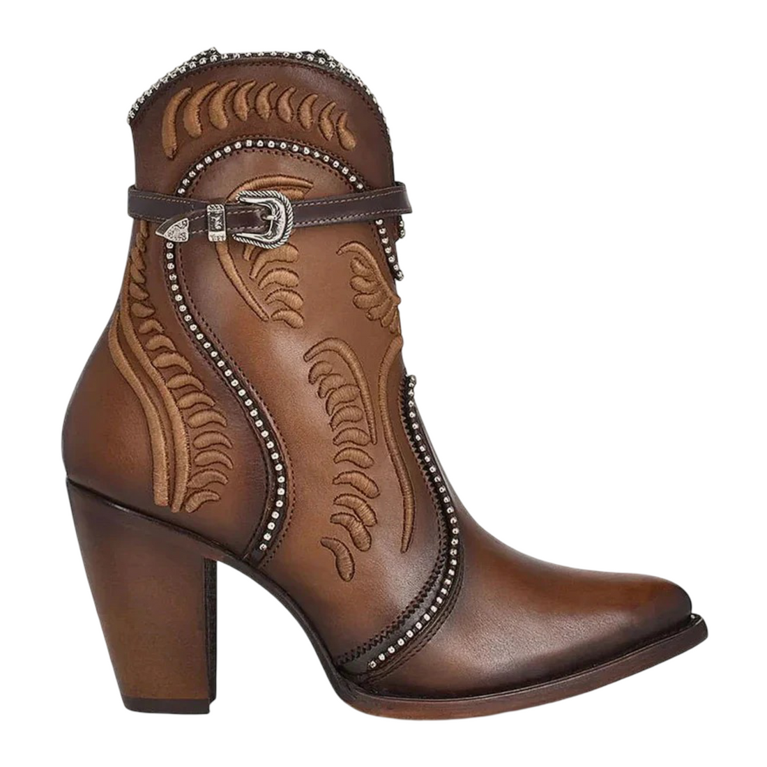 Cuadra Women Leather Short Boot 3F59RS Azteca Maple