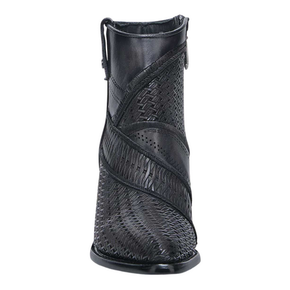 Cuadra WMN Artisan Embroidered Short Boot 3F0TRS Gris