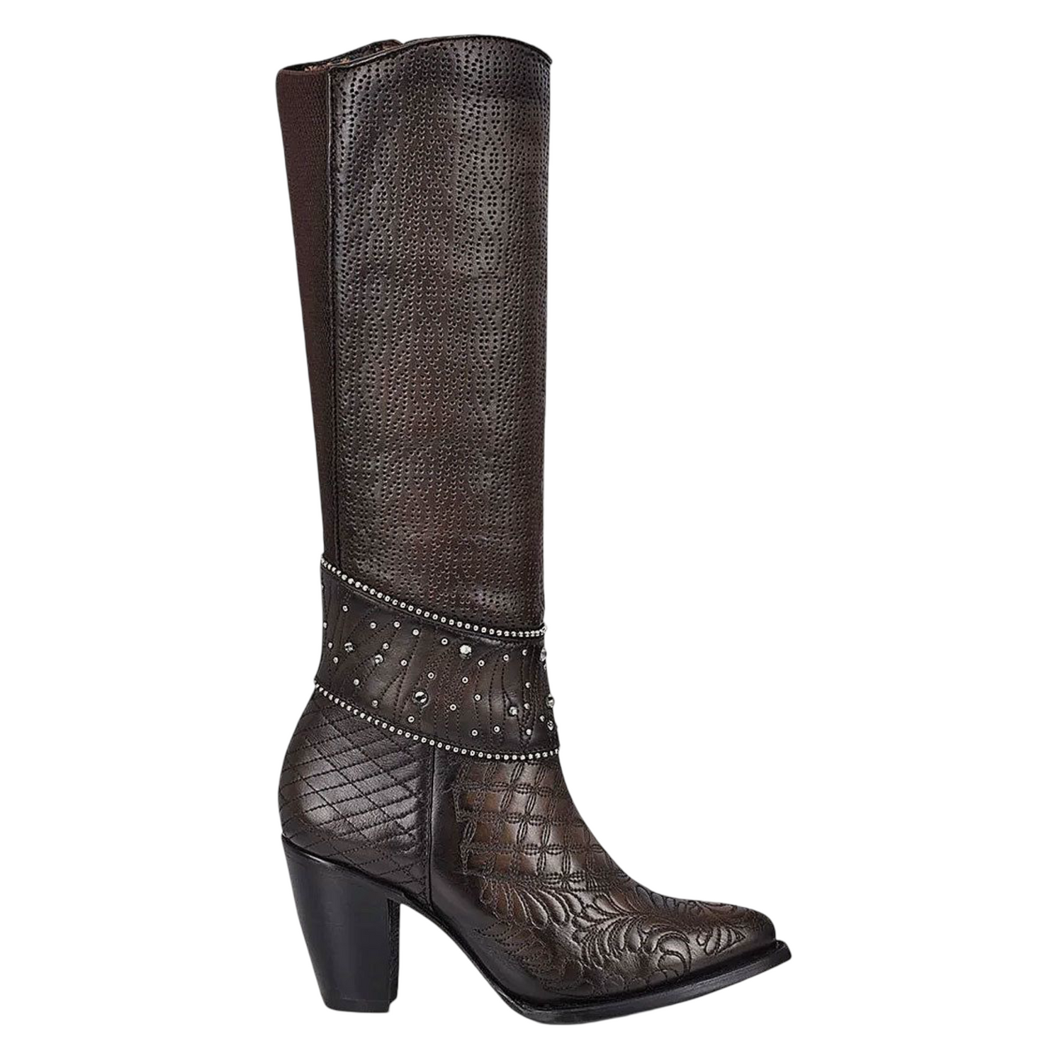 Cuadra WMN Crystal Knee-High Boot 3F80RS Black