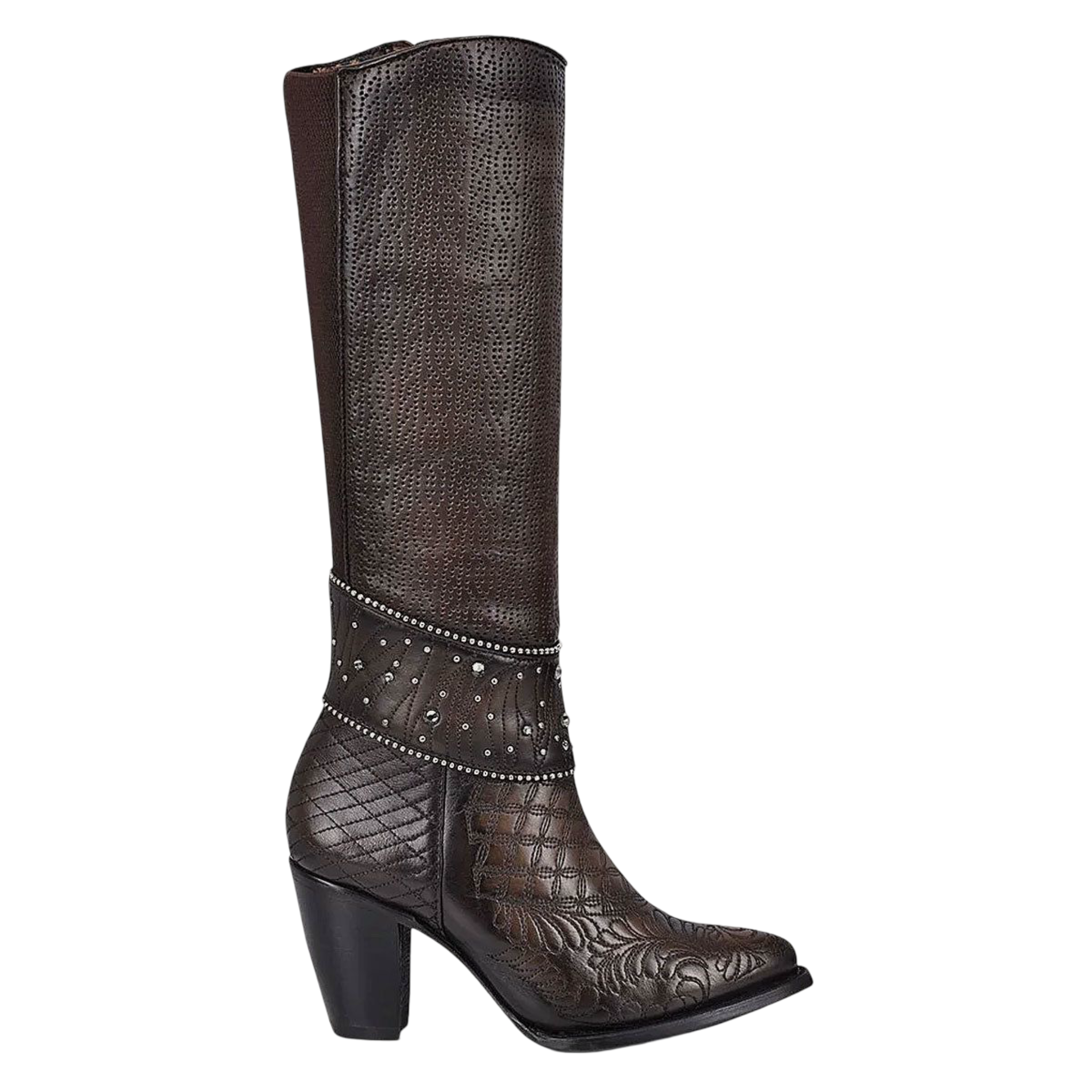 Cuadra WMN Crystal Knee-High Boot 3F80RS Black