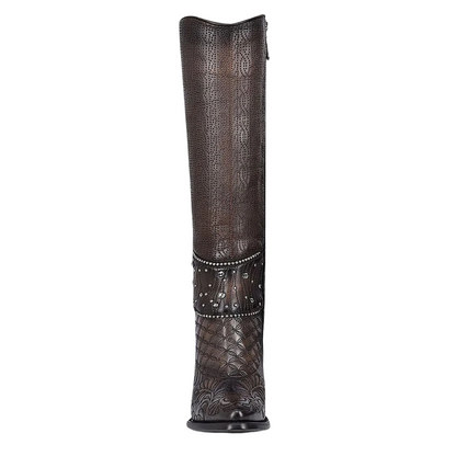 Cuadra WMN Crystal Knee-High Boot 3F80RS Black