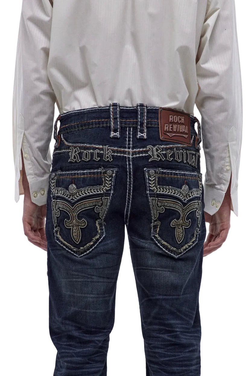 Rock Revival Men Jaydy Straight Leg Jean RP3924J206R