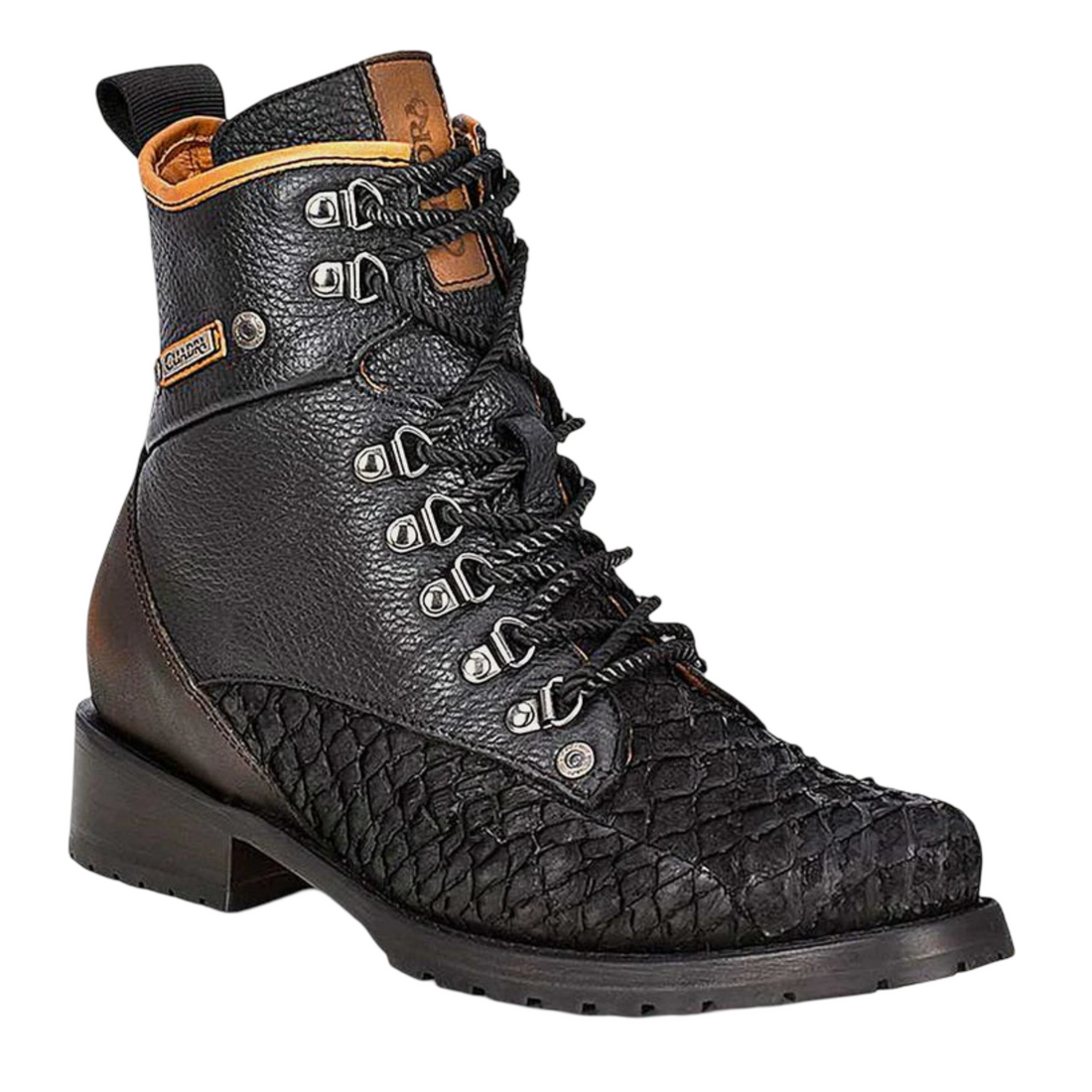 Cuadra MN Pirarucu Military Shoe 4D10MH Black