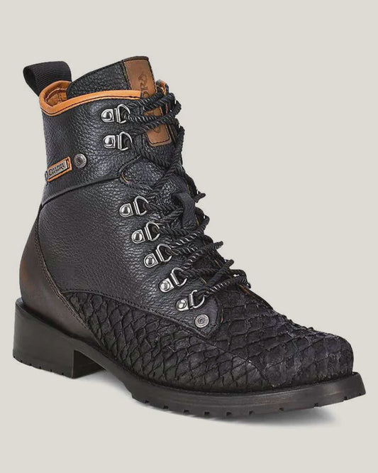 MN Pirarucu 4D10MH Black Military Shoe