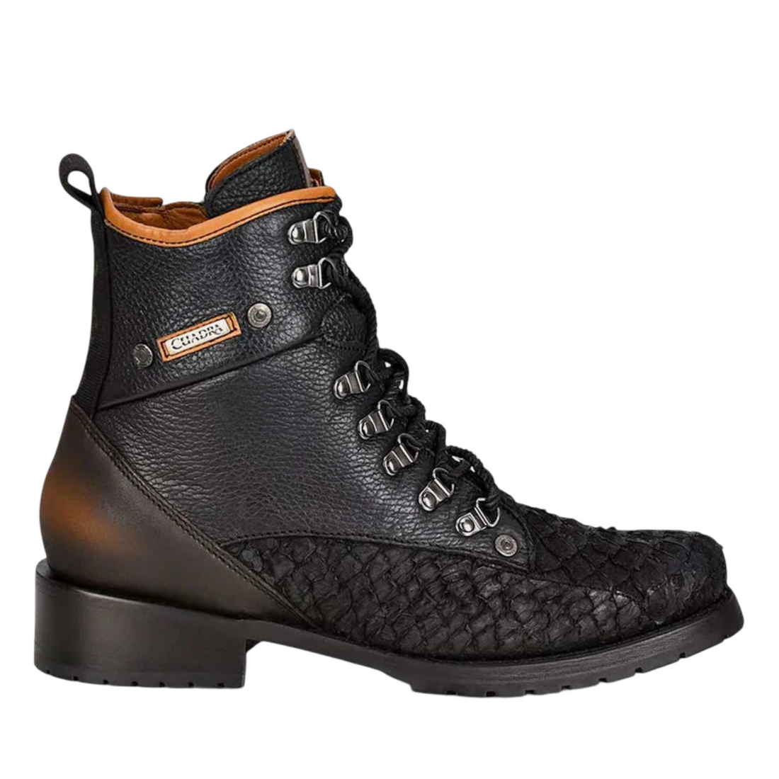 Cuadra MN Pirarucu Military Shoe 4D10MH Black