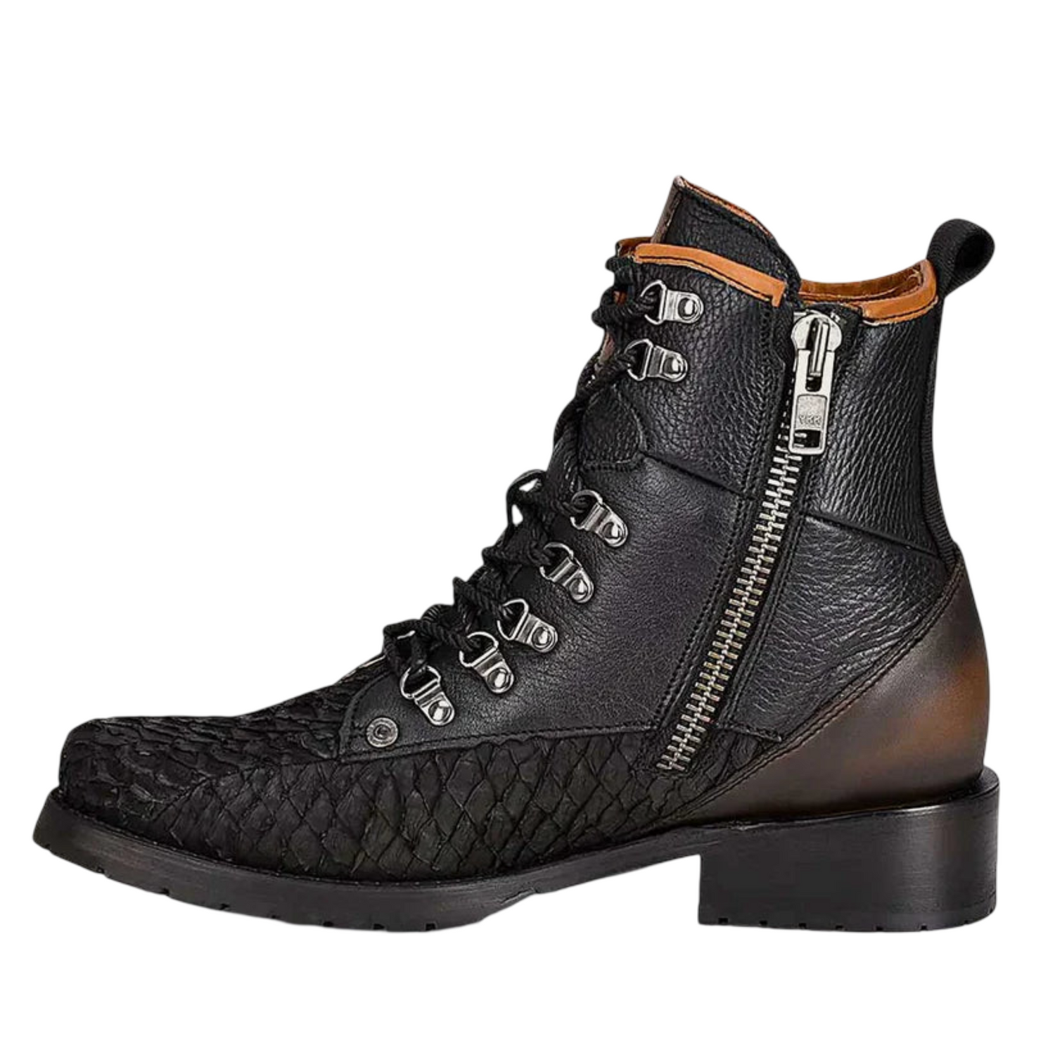Cuadra MN Pirarucu Military Shoe 4D10MH Black
