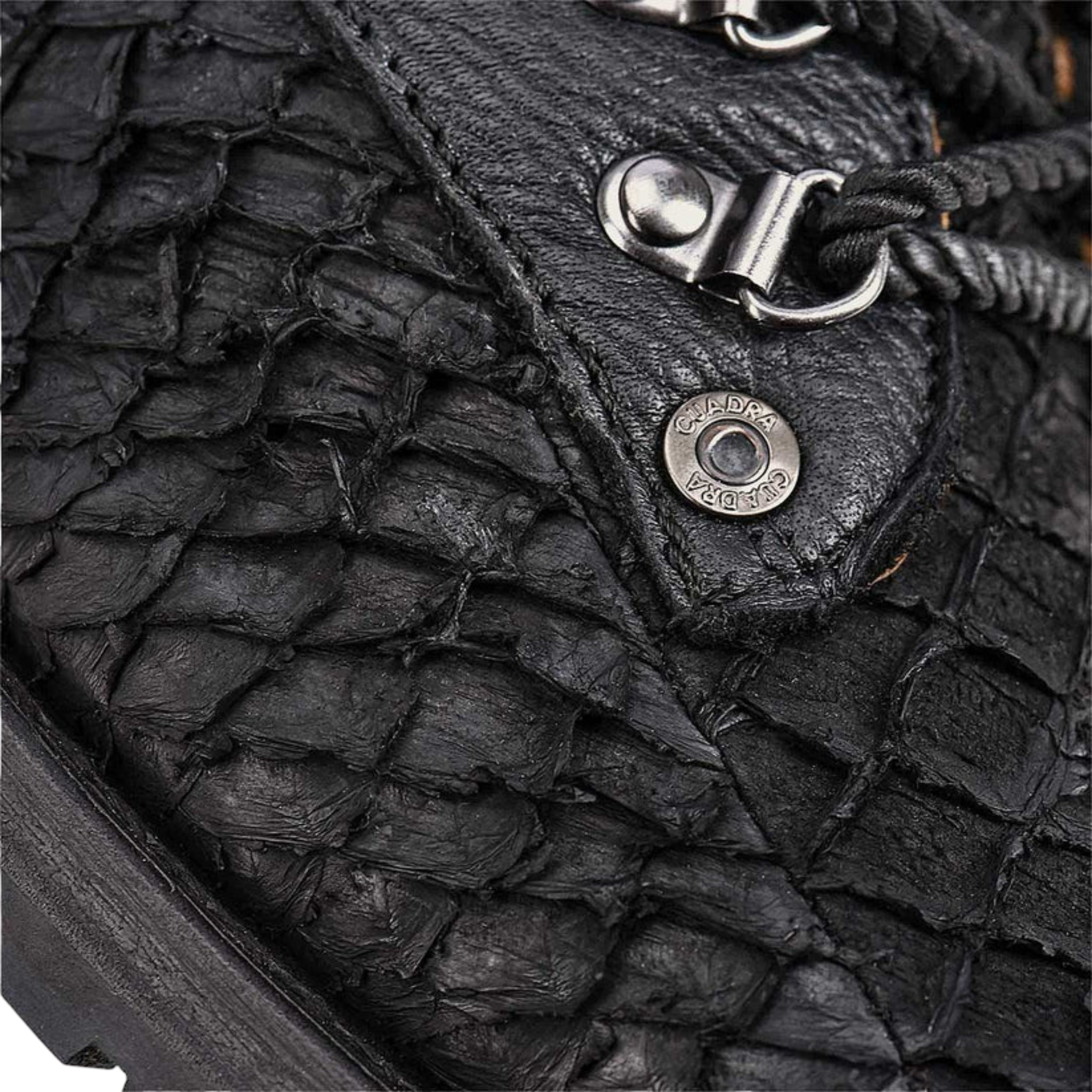 Cuadra MN Pirarucu Military Shoe 4D10MH Black