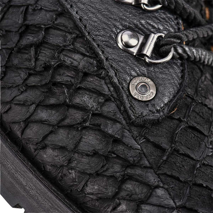 Cuadra MN Pirarucu Military Shoe 4D10MH Black