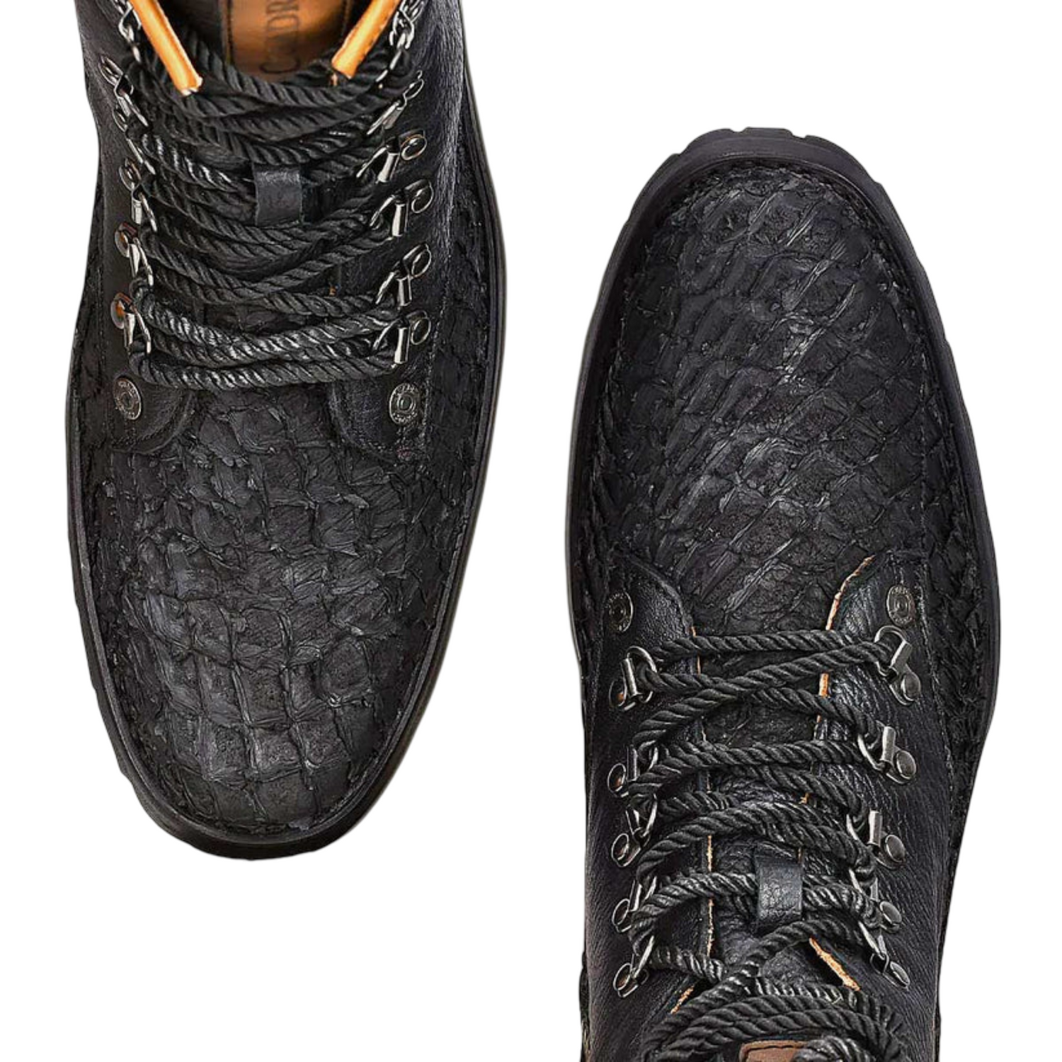 Cuadra MN Pirarucu Military Shoe 4D10MH Black