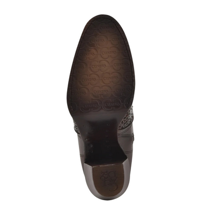 Cuadra WMN Perforated  Crystals Short Boot 4V02RS Crust Brown