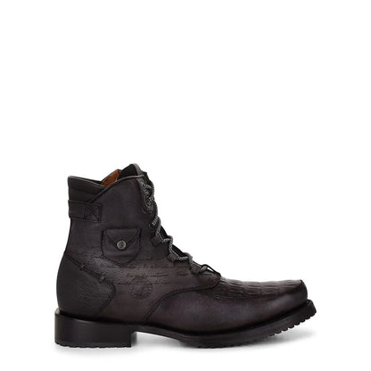 Cuadra MN Caiman Belly Military Shoe 4D09FY Black