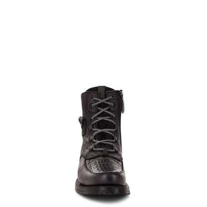 Cuadra MN Caiman Belly Military Shoe 4D09FY Black