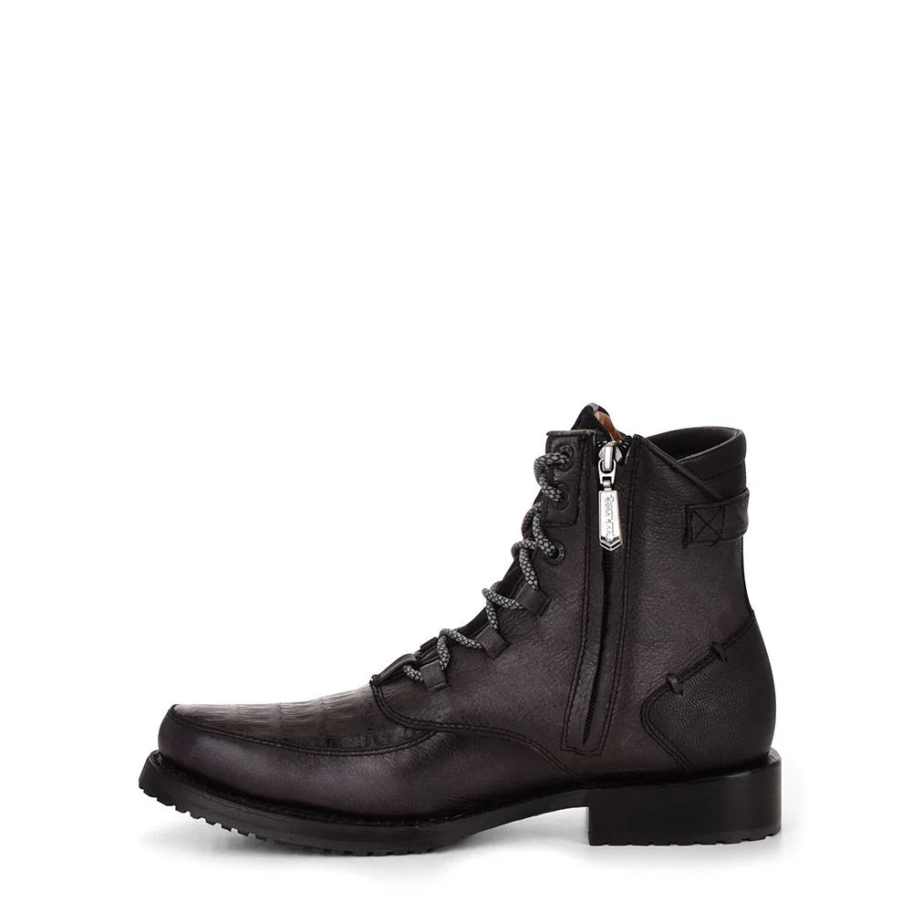 Cuadra MN Caiman Belly Military Shoe 4D09FY Black