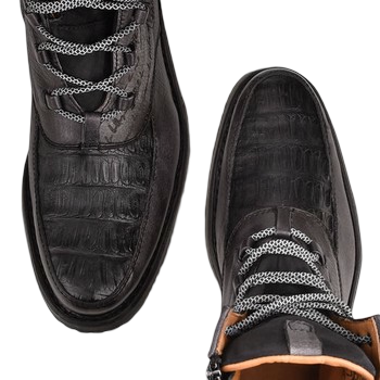Cuadra MN Caiman Belly Military Shoe 4D09FY Black