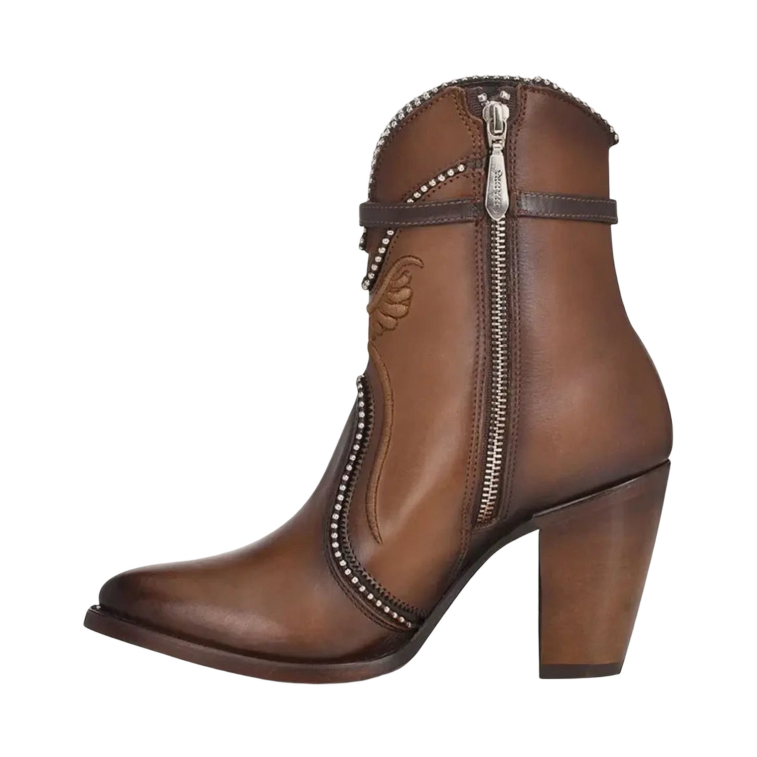 Cuadra Women Leather Short Boot 3F59RS Azteca Maple