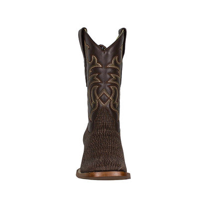 Los Altos Men Shark Rustic Brown 8220907 Square Toe Boot