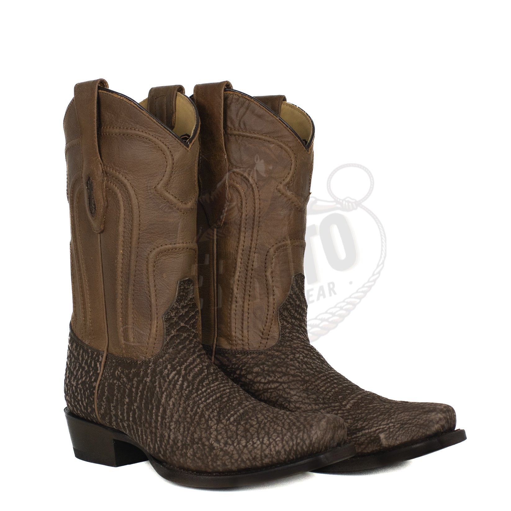 Los Altos Men Tiburon 580907 Rustic Brown 7 Toe Boot