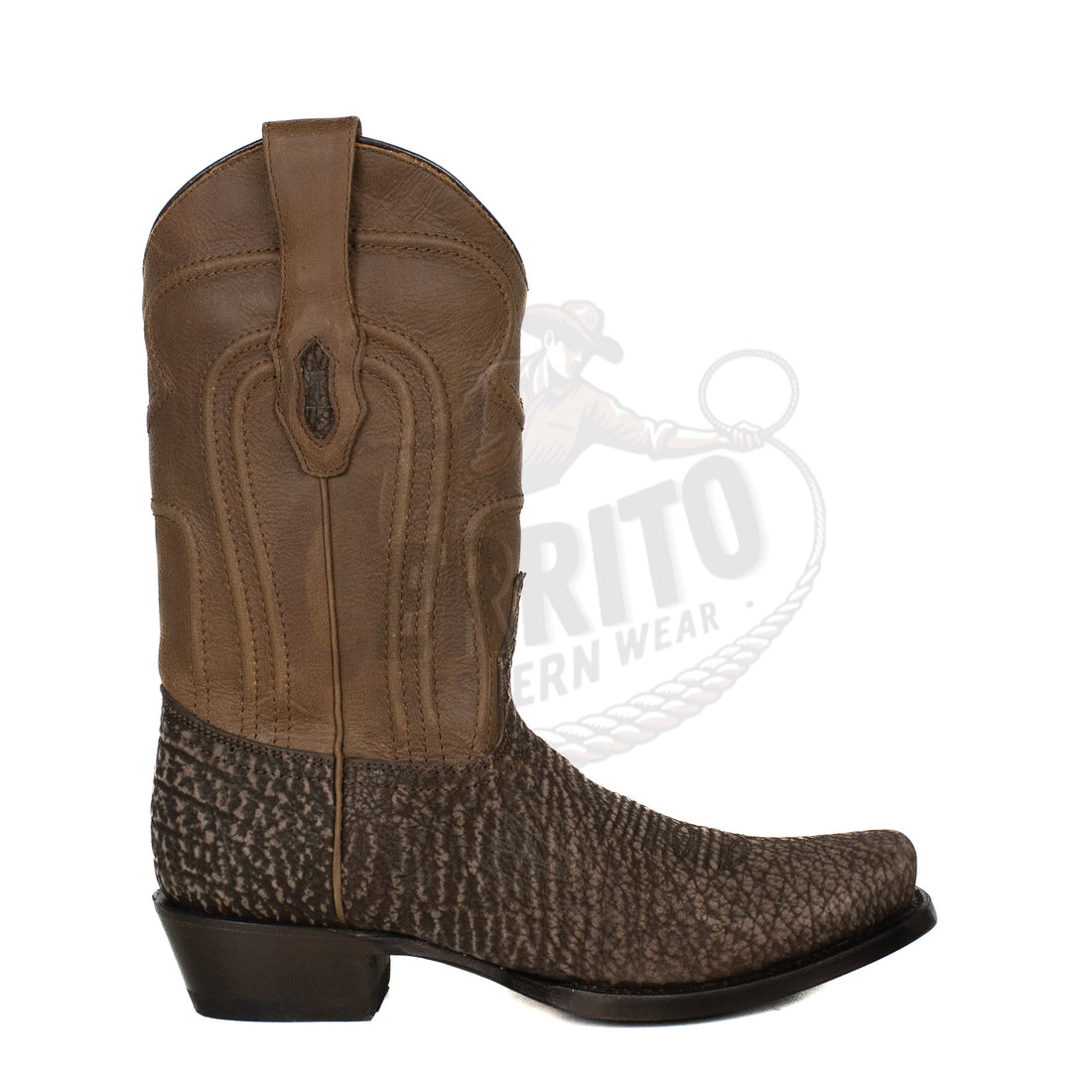 Los Altos Men Tiburon 580907 Rustic Brown 7 Toe Boot