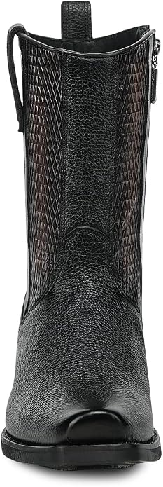 Cuadra Men Deer Zipper Ankle Boot 1J4HVE Black