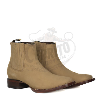 Los Altos Men Square Toe  82B6311 Ankle Boot
