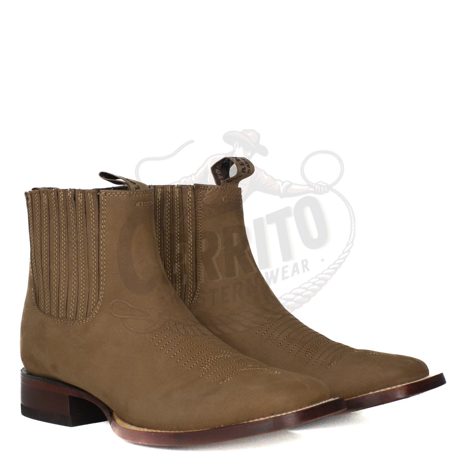Los Altos Men Square Toe  82BM6361 Ankle Boot
