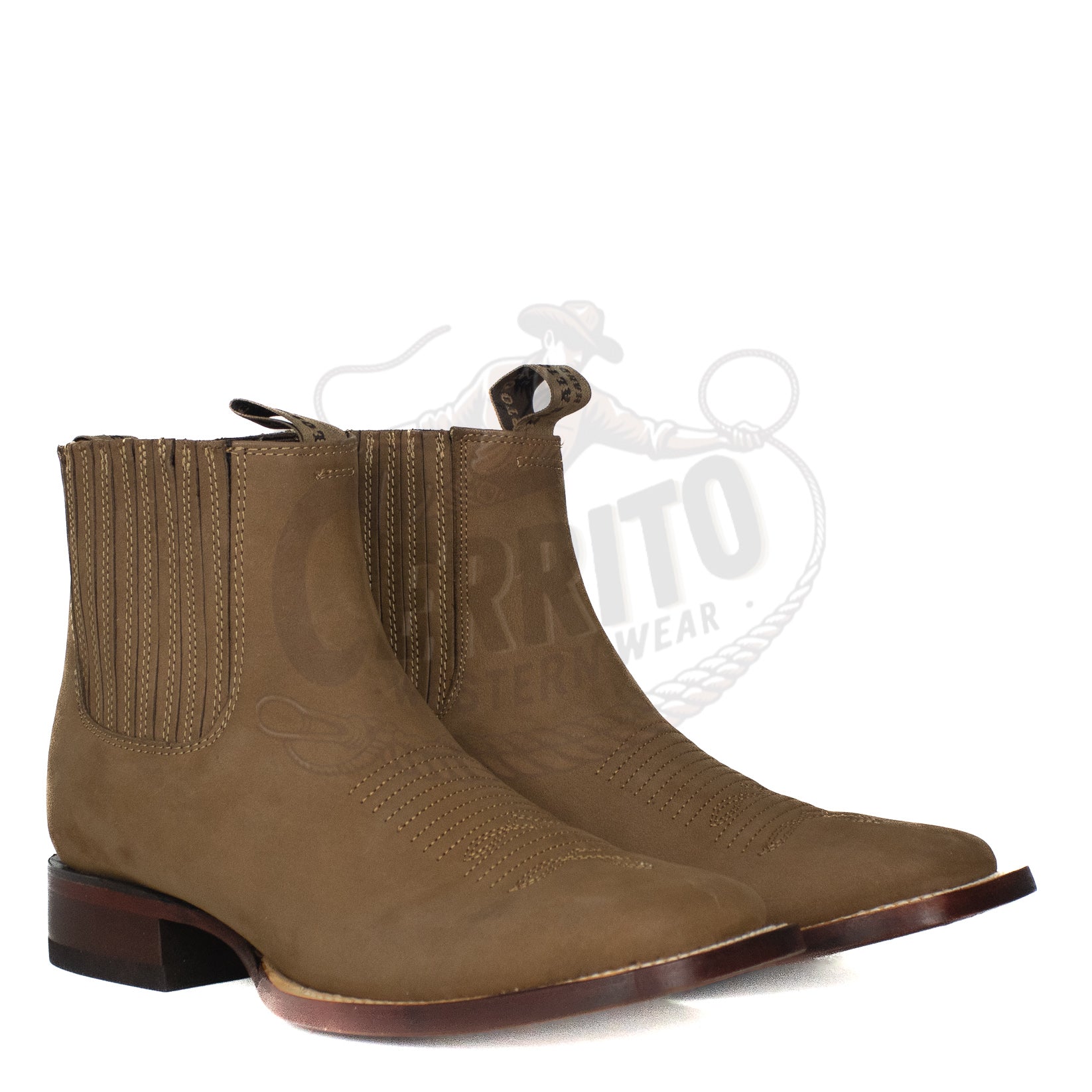 Los Altos Men Square Toe  82BM6361 Ankle Boot