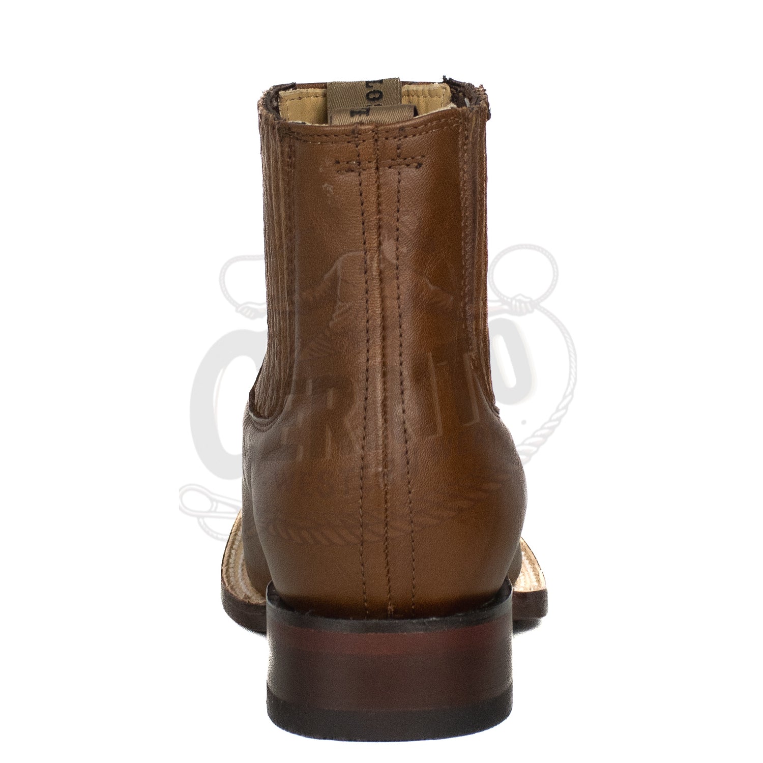 Los Altos Men Square Toe  Belmont Brown 82BM2107 Ankle Boot