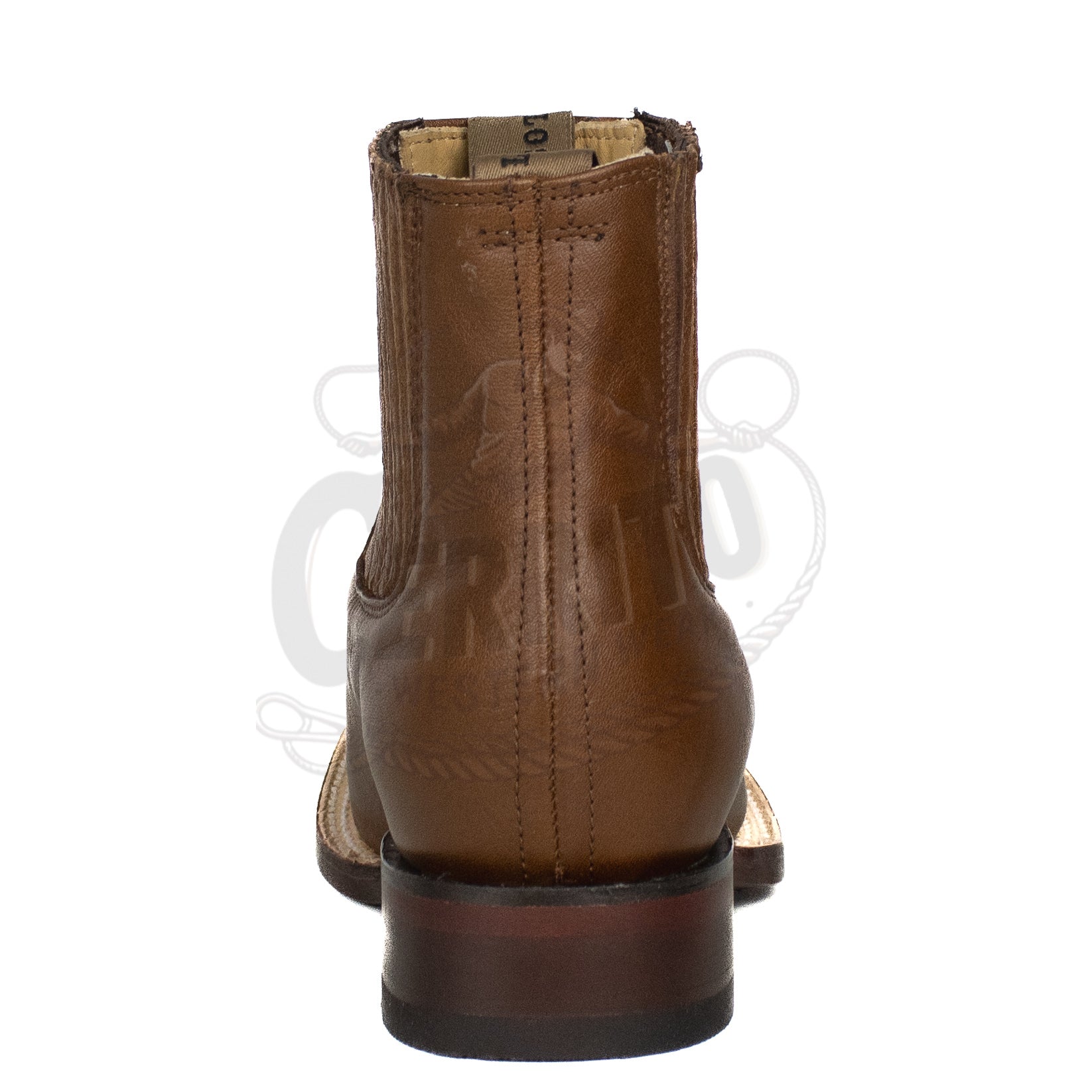 Los Altos Men Square Toe  Belmont Brown 82BM2107 Ankle Boot